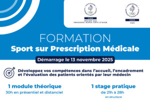 Une formation « sport sur prescription médicale » proposée dès novembre 2025 par le CDOS 83 et le CROS de la Région Sud