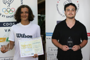 Deux jeunes champions récompensés d&rsquo;un « Trophée du Sport Varois » pour clôturer la saison sportive