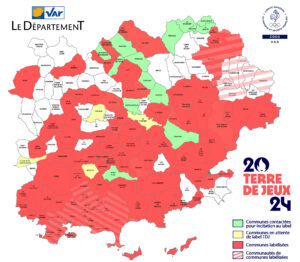 Sept communes varoises labélisées « Terre de Jeux 2024 » en mars