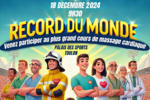 Venez participer à la tentative de record du monde du plus grand nombre de participant(e)s à un massage cardiaque !