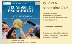 Séminaire régional Jeunesse et engagement  » À nous de jouer »